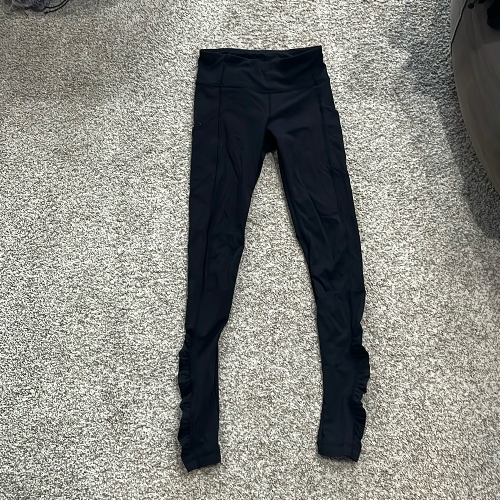 Black lululemon leggings - designed